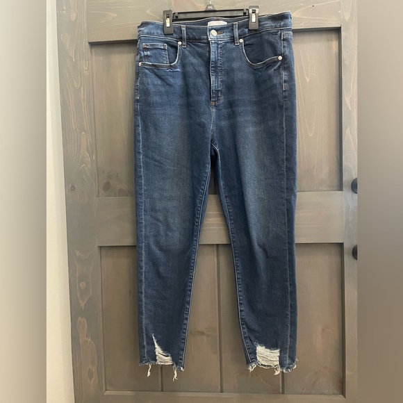LOFT Women's Skinny Jeans - Dark Blue - Picture 1 of 7